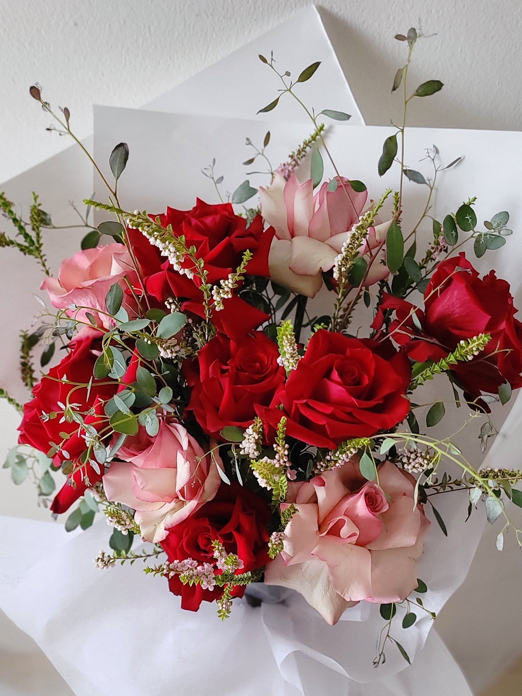 Roses bouquet for loved one