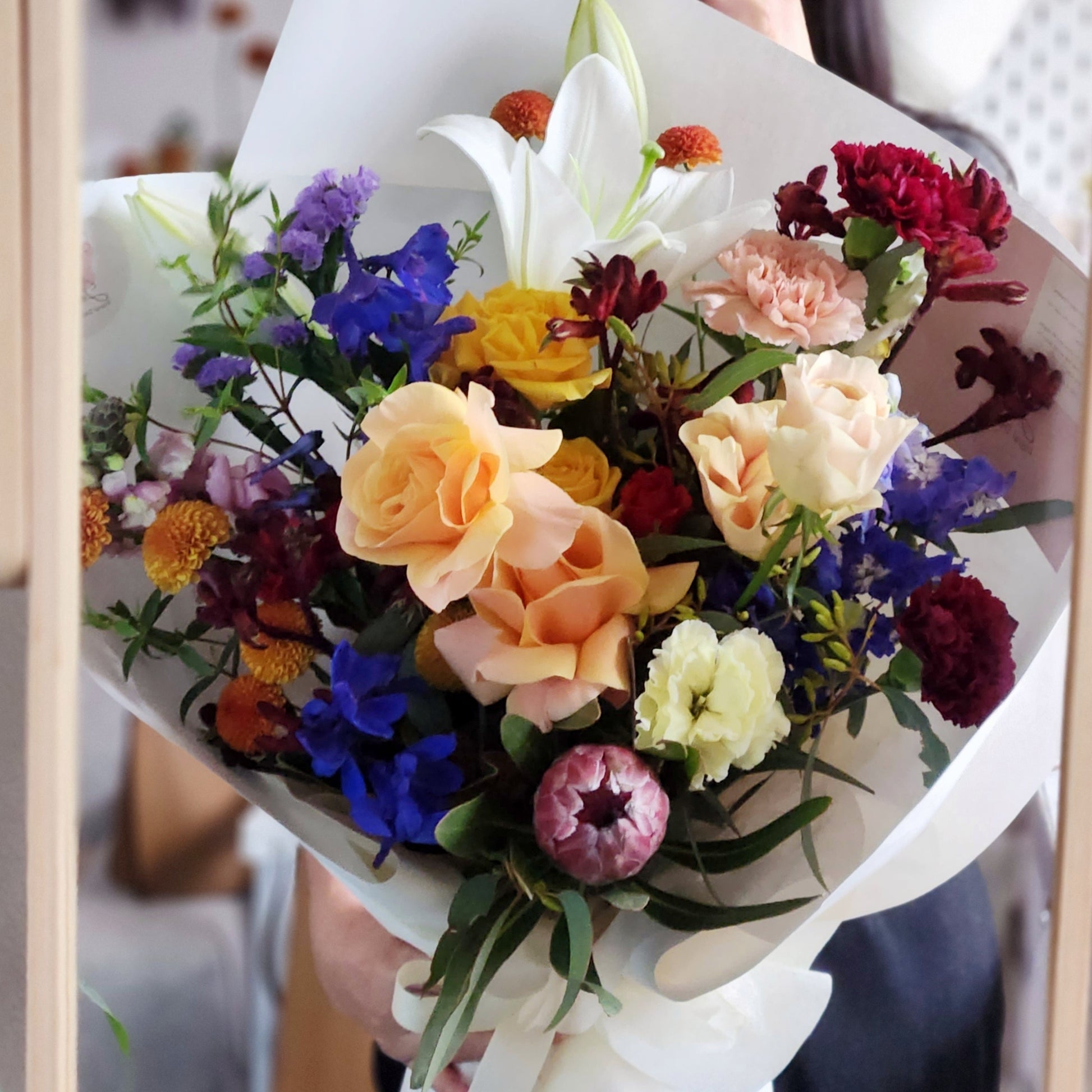 bright and bold flowers bouquet
