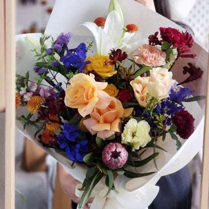 bright and bold flowers bouquet