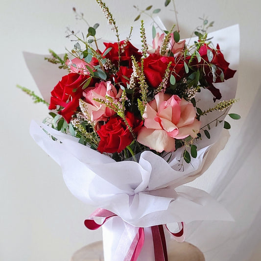 Roses bouquet for valentine's day